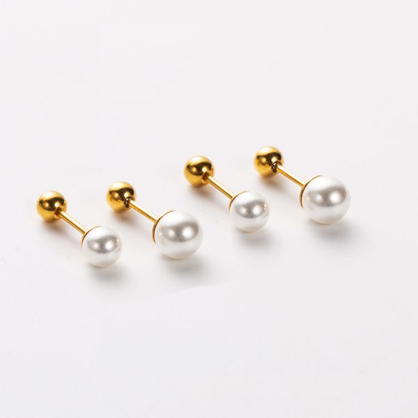 PIERCING DOUBLE PERLES DE NACRE